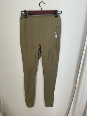 Gymshark Olive Green Textured Leggings